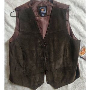 V24  NEW Route 66 men's leather vest